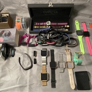 30 smart watch lot Invicta, Fitbit, Garmin, Used